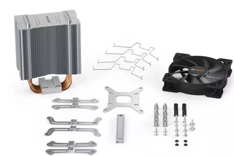 Ftohës kompjuteri Pure Rock 2 CPU 120mm PWM Fan, për Intel Socket ILM, për AMD Socket