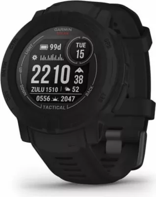 Orë sportive Garmin unisex, e zezë