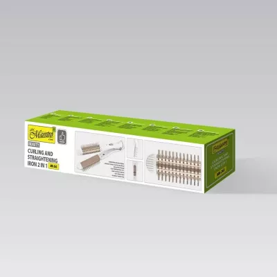 Drejtues dhe kaçurreles flokësh Maestro MR-263, 55W, qeramik, rozë gold