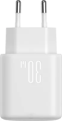 Karikues rrjeti USB-C PD 30W QC SFC, Joyroom JR-TCF24, 1 port, PPS, prizë EU, kabllo USB-C 1m, i bardhë, set