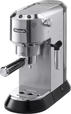 Ekspres kafeje, DeLonghi Dedica EC685.M, 15 bar, 1300 W, sistem kapuçino, trup metalik, ngjyrë metal