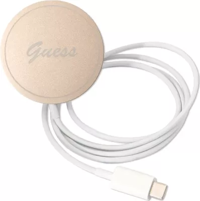 Set mbështjellës Guess GUBPP14SH4EACSK me karikues wireless për iPhone 14 6.1", i zi, MagSafe