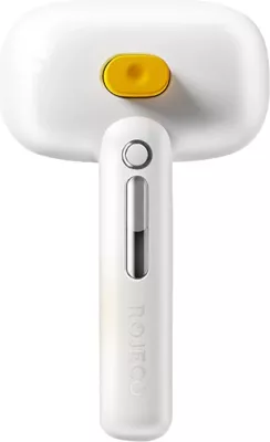 Furçë krehjeje me avull për kafshë shtëpiake, Rojeco RZSTX-02, pa kabllo, depozitë 30 ml, IPX7, bateri 500 mAh, e bardhë