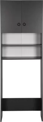 Mobilje për lavatriçe TERRY FH9122.13 me kabinet dhe rafte melamine gri 64x29x181H cm