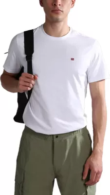 Maicë për meshkuj Napapijri SALIS SS SUM NP0A4H8D, e bardhë [Madhësia: XL]