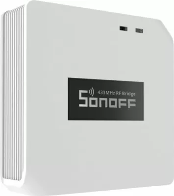 Hub/Bridge RF smart SONOFF RF ZBridge R2, Wi‑Fi 2.4GHz + RF 433MHz, USB 5V, bardhë