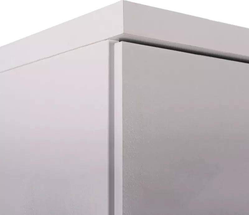 Dollap BAILEY FH337.05 2-dyer 3 rafte melamine, ngjyrë e bardhë, 60x43x181 cm
