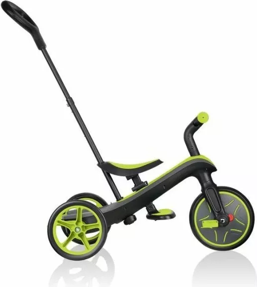 Biçikletë për fëmijë Globber Explorer Trike 4in1, e zezë dhe e verdhë