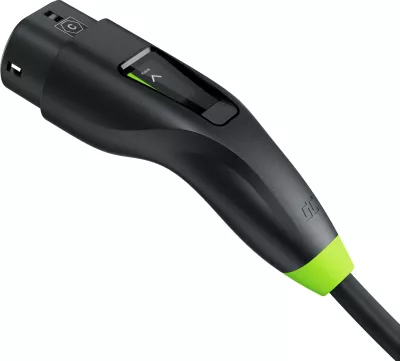 Stacion karikimi EV Green Cell Habu, 7 m, 2-në-1, 11 kW, i zi