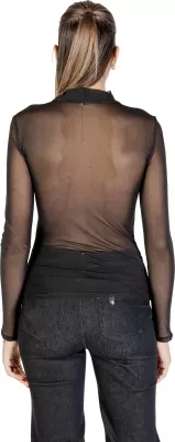 Bluzë Only Onlerica Life Mesh L/S Top JRS 15141298 për femra, e zezë [Madhësia: L]