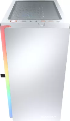Kasë COUGAR Purity RGB Mini Tower për Micro-ATX/Mini-ITX, xham i temperuar, RGB, e bardhë