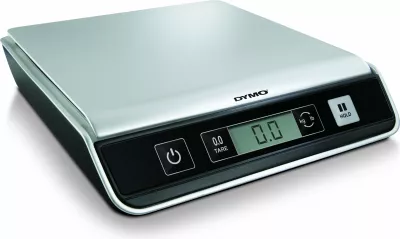 Peshore postare elektronike Dymo M10, 10 kg, USB, LCD, zi/argjendtë