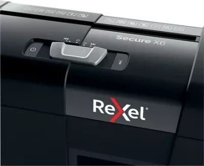 Grirëse letre Rexel Secure X6, e zezë