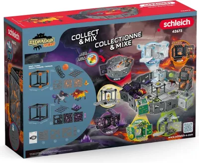 Set lodrash Schleich BattleCave Arena Lava vs Shadow, aksion/aventurë, multikolor