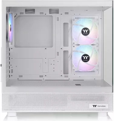 Kasë Thermaltake View 270 Plus TG ARGB Snow White, Midi Tower, xham i temperuar, bardhë