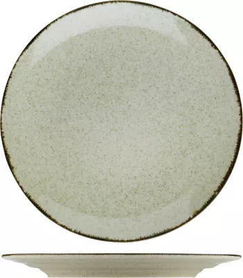 Set darke prej porcelani, 24 pjesë, Hermia, CXEO24Y2730P02, ngjyrë kanelle