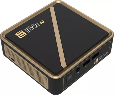 Kompjuter Mini PC barebone Sapphire EDGE AI 370, Ryzen AI 300, Radeon 890M, HDMI 2.1, VESA, i zi/ari