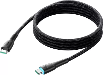 Kabllo USB-C në USB-C Joyroom Starry Series SA32-CC3, 1m, 60W, e zezë