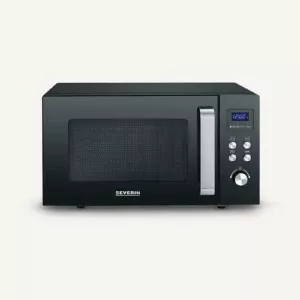 Mikrovalë grill Severin MW 7763, 25 L, 900 W, LED, e zezë/argjendtë