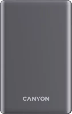 Bateri e jashtme CANYON OnPower 510, 10000 mAh, PD 20W, magnetike (MagSafe), 15W wireless, gri e errët