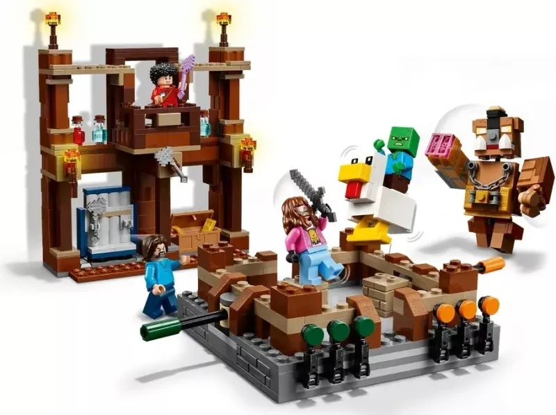 Set LEGO Minecraft 21272 Woodland Mansion Fighting Ring