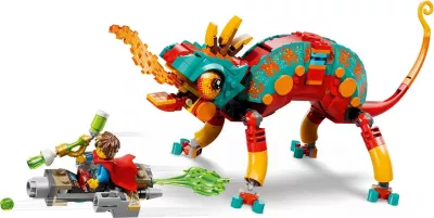 Set LEGO DREAMZZZ Mateo's Fire Chameleon 71492, 443 pjesë, me 2 minifigura, shumëngjyrësh