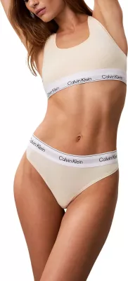 Sutjenë bralette Calvin Klein Underwear LV00QF8493, krem [Madhësia: L]