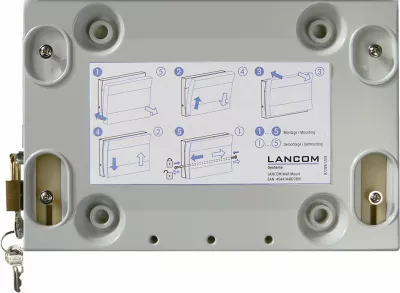 Mbajtëse muri LANCOM Z Lancom Wall Mount, për pajisje rrjeti, gri