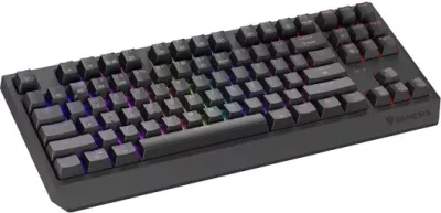 Tastierë mekanike Genesis Thor 230 TKL Wireless, RGB, Outemu Red, e zezë