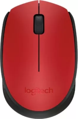Maus wireless Logitech M171 optik nano USB 3 butona, i kuq