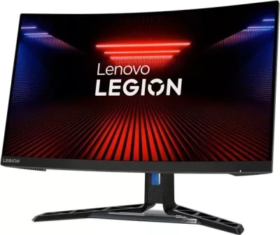 Monitor Lenovo R27fc-30, 27 inç, Full HD, i lakuar, zi