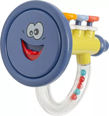 Lodër zhurmuese për bebe (rattle), Baby Mix, Baby Rattle Tube, plastikë, 21x14 cm, blu