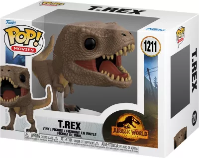 Figurinë koleksionuese Funko Pop Movies Jurassic World 3 T-Rex, kafe