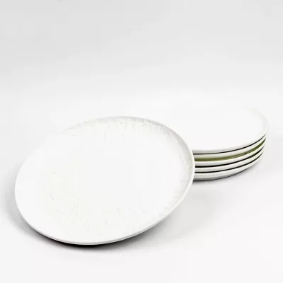 Pjatë e sheshtë Fine Dine Nordic Ø300 mm porcelan e përforcuar, e bardhë, set 3 copë