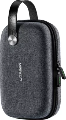 Çantë organizuese udhëtimi UGREEN 50903, 20.3×12.9×7.2 cm, dy-shtresore, EVA/Oxford, gri