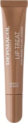 Buzëkuq Lip Gloss Dermacol Lip Treat Moisturizing 12 Choco Cloud për femra 10ml