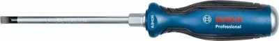 Kaçavidë Bosch Professional SL 6,5 x 125 mm, krom-vanadium, SoftGrip, blu/zezë