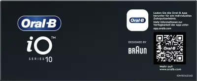 Furçë dhëmbësh elektrike Oral-B iO Series 10, për të rritur, e bardhë