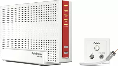 Router tavoline AVM FRITZ!Box 6690 Cable, Wi-Fi 6, Dual-band, Bardhë
