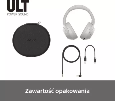 Kufje Sony ULT Wear, me anulim zhurme aktive, të bardha