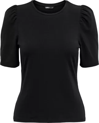 Maicë për femra Only ONLLIVE LOVE 2/4 PUFFTOP JRS NOOS 15282484, e zezë