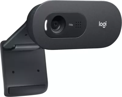 Webcam Logitech C505e, HD 720p/30fps, mikrofon deri 3 m, kabllo USB-A 2 m, e zezë
