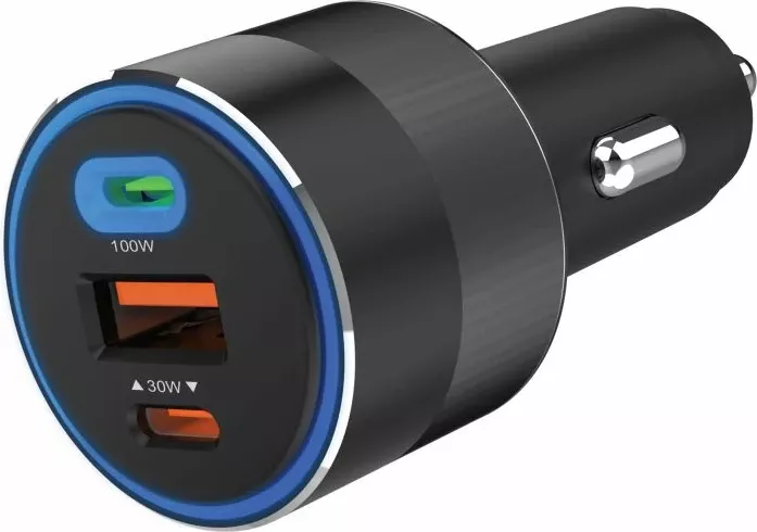 Karikues veture SANDBERG 441-49 130W USB-C PD, 2x USB-C + USB-A, i zi me detaje blu