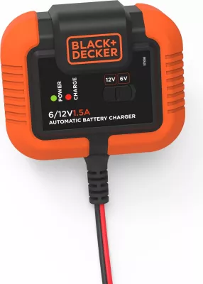 Karikues baterie Black&Decker BXAE00021 6-12V 1.5A për motoçikleta dhe vetura