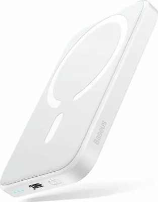 Powerbank Baseus Magnetic Mini 6000mAh 20W MagSafe, e bardhë