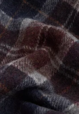 Shall për meshkuj Barbour Tartan Lambswool USC0001, kafe-blu