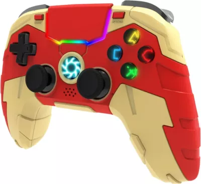 GamePad wireless iPega PG-P4020A me touchpad për PS4/PS3/PC, e kuqe
