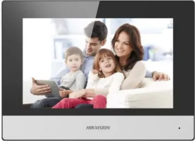 Set video-interfoni Hikvision DS-KIS703Y-P, ekran 7", Full HD, IP65