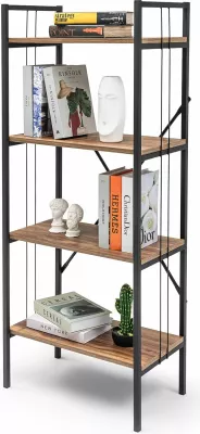 Raft librash Skye Decor, ngjyrë lis dhe gri, Ggmbtlktp001