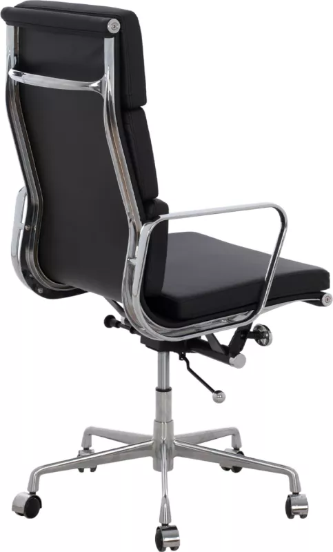 Karrige superiore për zyre me kornizë alumini të zezë FH1172.01 62x70x115 cm
